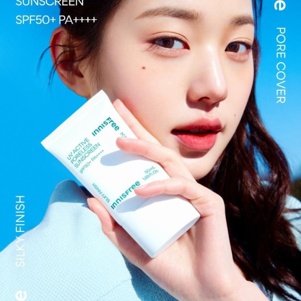 innisfree UV Active Poreless Sun Screen SPF50+ PA++++ 50ml - EmpressKorea