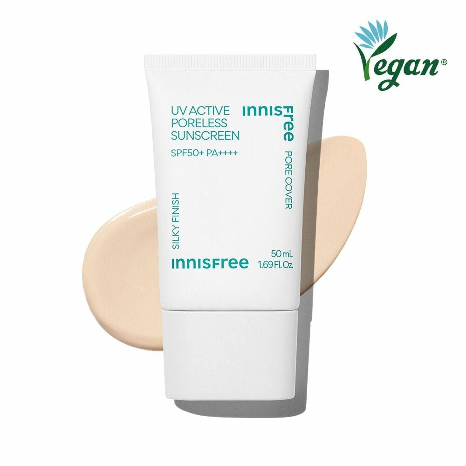 innisfree UV Active Poreless Sun Screen SPF50+ PA++++ 50ml - EmpressKorea
