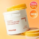 innisfree Vitamin C Green Tea Enzyme Brightening Pad 60sheets - EmpressKorea