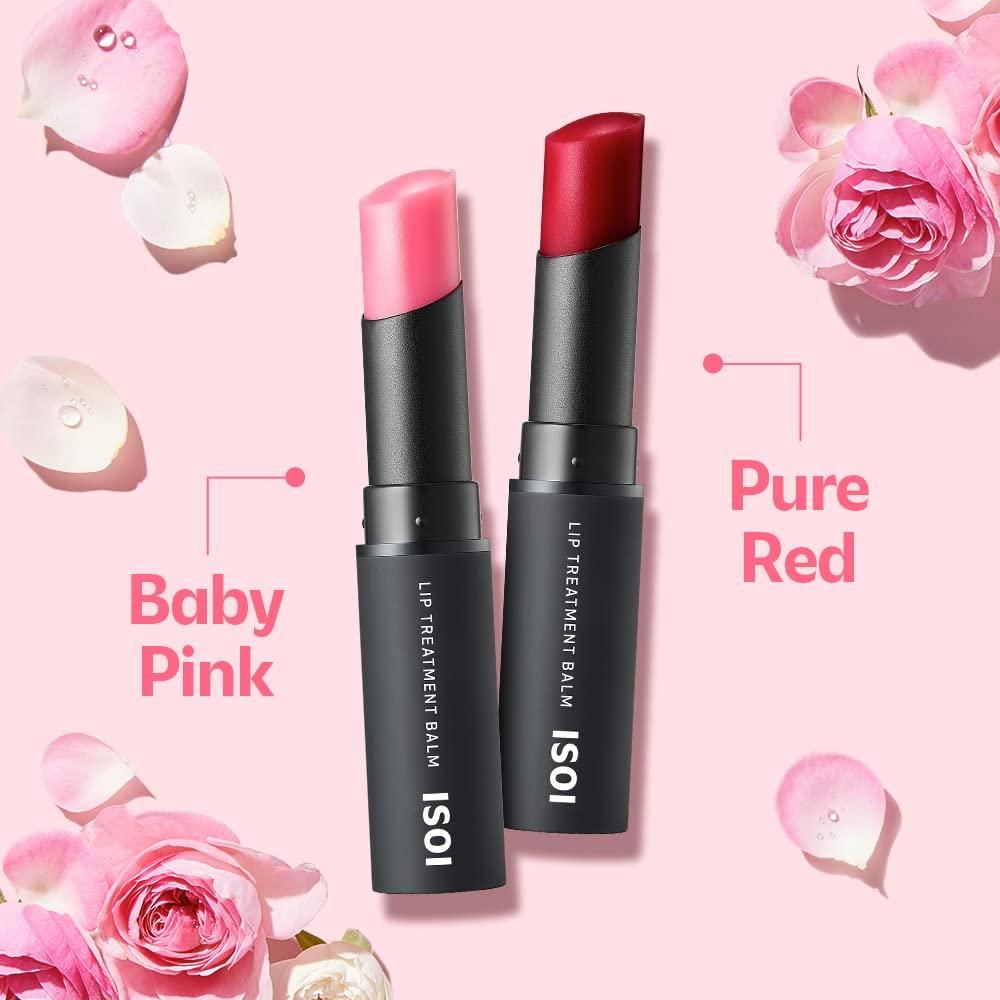 isoi Bulgarian Rose Lip Treatment Balm (2 Colors) 5g - EmpressKorea