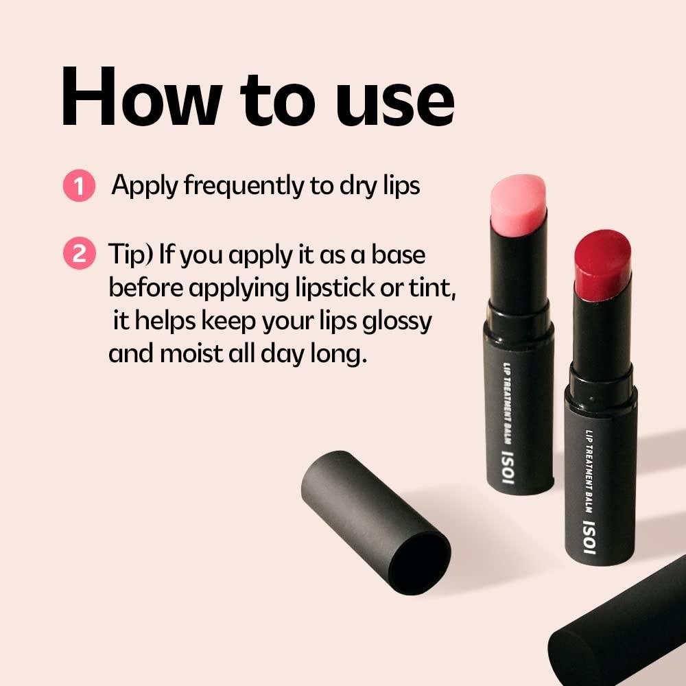 isoi Bulgarian Rose Lip Treatment Balm (2 Colors) 5g - EmpressKorea