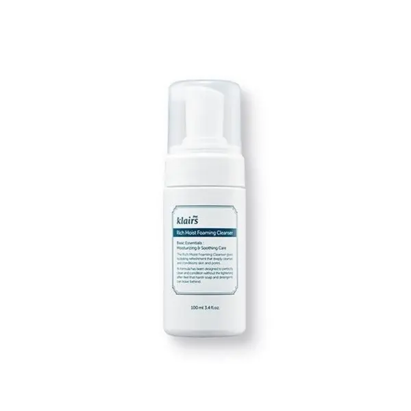 klairs Rich Moist Foaming Cleanser 100ml - EmpressKorea