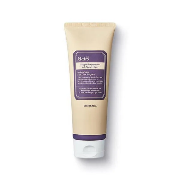 klairs Supple Preparation All over Lotion 250ml - EmpressKorea