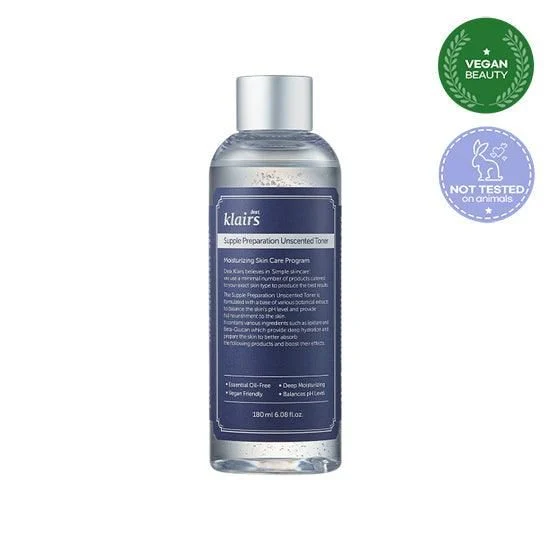 klairs Supple Preparation Unscented Toner 180ml - EmpressKorea