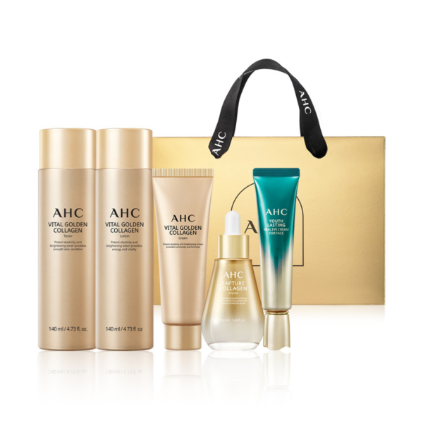 AHC Vital Golden Collagen Special Basic Cosmetics Skin Care Set
