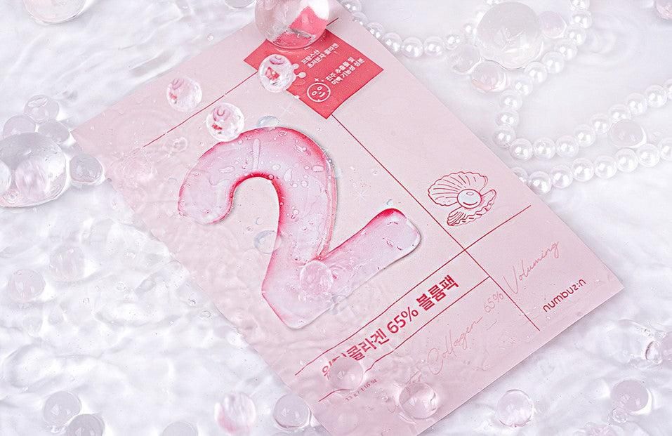 numbuzin No.2 Water Collagen 65% Voluming Sheet Mask 33g*4EA - EmpressKorea