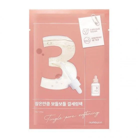 numbuzin No.3 Tingle-Pore Softening Mask 27g*5EA - EmpressKorea