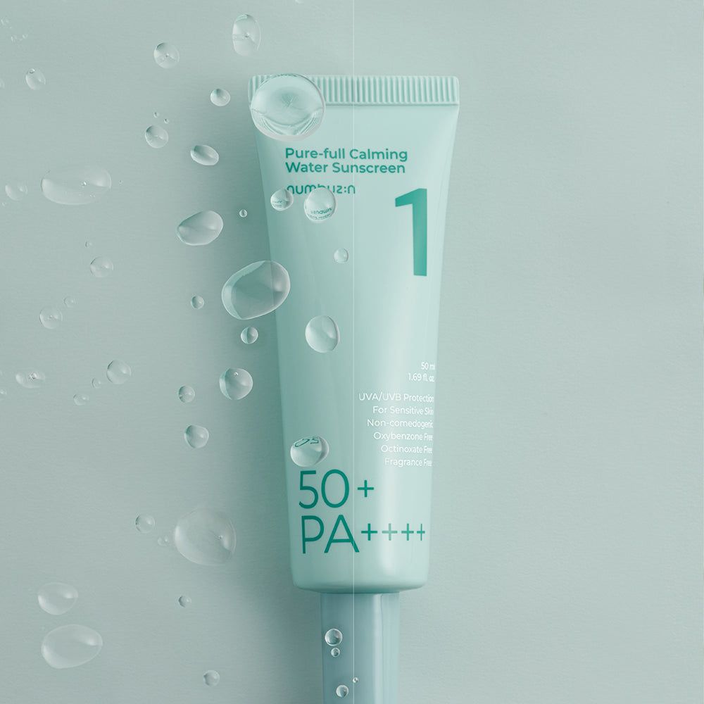 numbuzin No. 1 Pure-full Calming Water Sunscreen SPF50 PA++++ 50ml - EmpressKorea