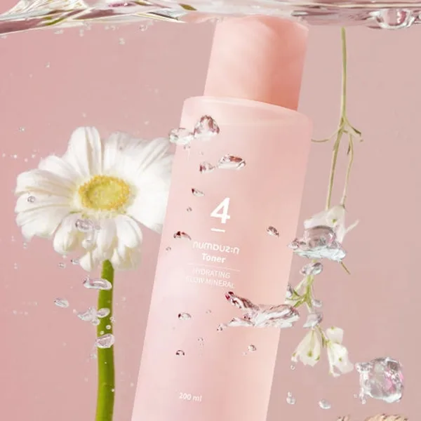 numbuzin No. 4 Hydrating Glow Mineral Toner 200ml - EmpressKorea