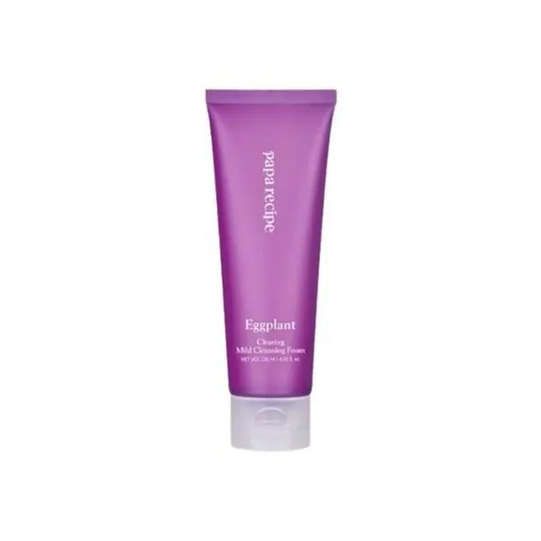 papa recipe Eggplant Clearing Mild Cleansing Foam 120ml - EmpressKorea
