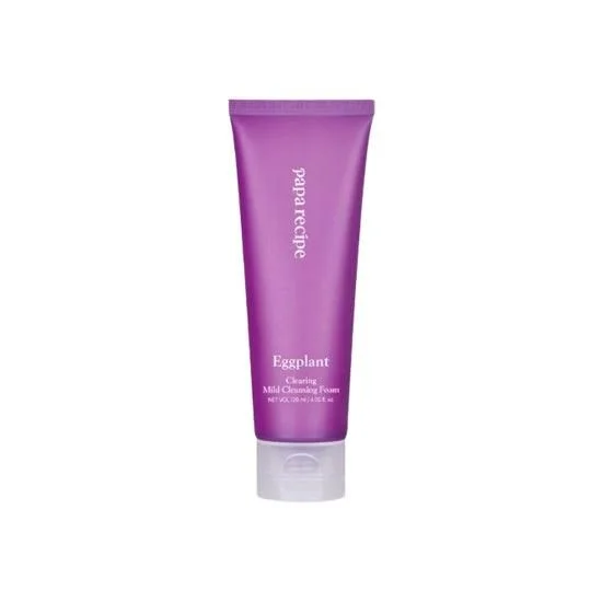 papa recipe Eggplant Clearing Mild Cleansing Foam 120ml - EmpressKorea