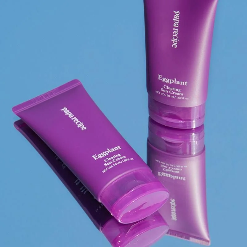 papa recipe Eggplant Clearing Sun Cream SPF 50+ PA++++ 50ml - EmpressKorea