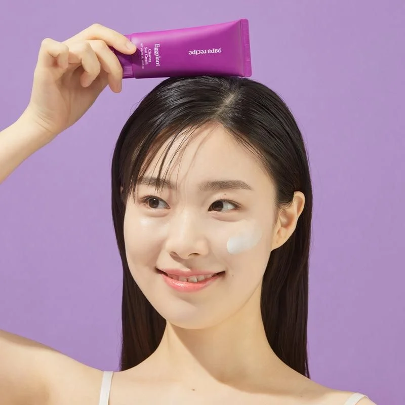 papa recipe Eggplant Clearing Sun Cream SPF 50+ PA++++ 50ml - EmpressKorea