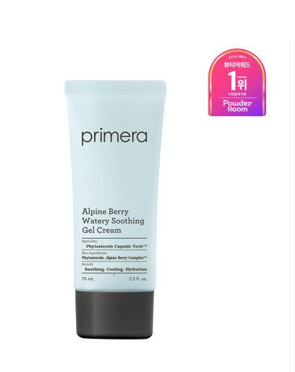 primera Alpine Berry Watery Soothing Gel Cream Large Capacity 75ml - EmpressKorea