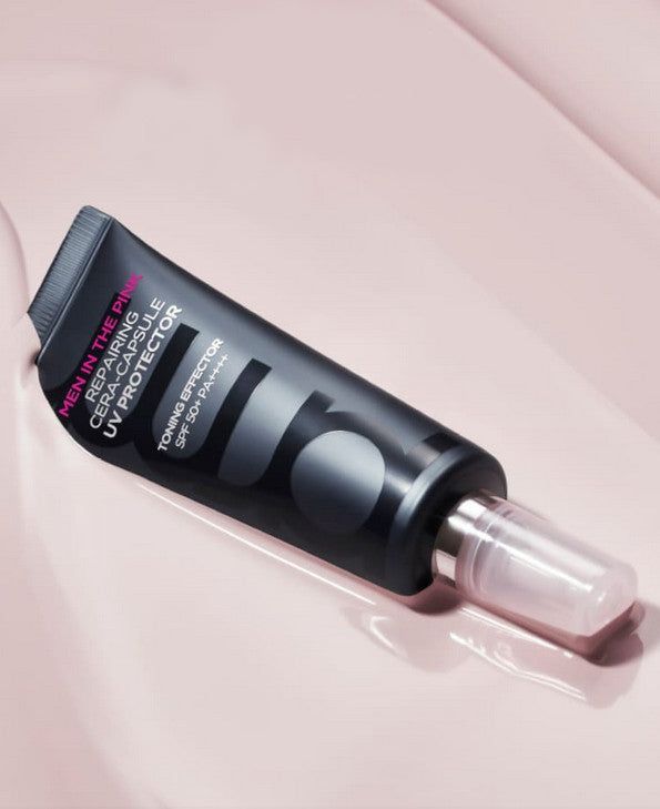 primera Men in the Pink Repairing Cera Capsule UV Protector Toning Effector SPF50+PA++++ 40ml - EmpressKorea