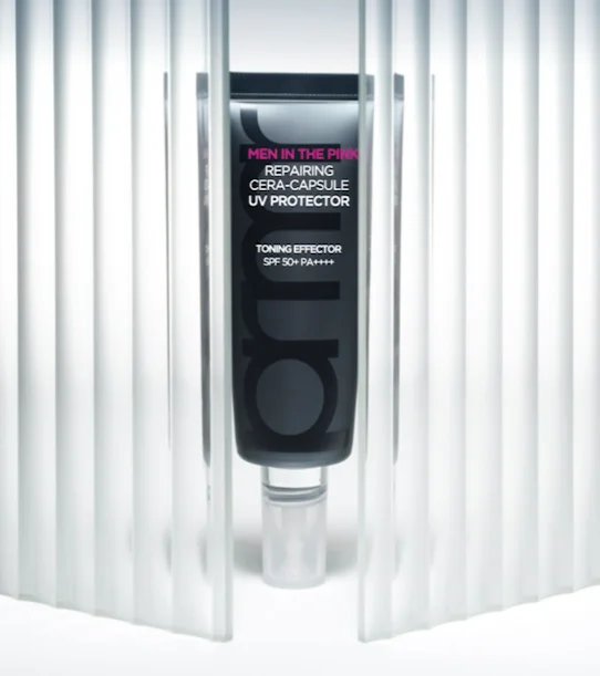 primera Men in the Pink Repairing Cera Capsule UV Protector Toning Effector SPF50+PA++++ 40ml - EmpressKorea
