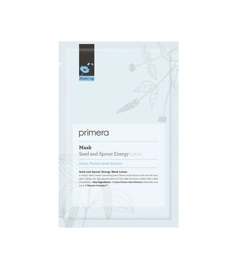 primera Seed and Sprout Energy Mask Lotus 20ml*5pcs - EmpressKorea