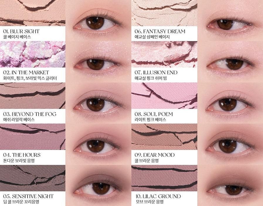 rom&nd Better Than Palette Milk Grocery Series #09 Dreamy Lilac Garden 7.5g - EmpressKorea