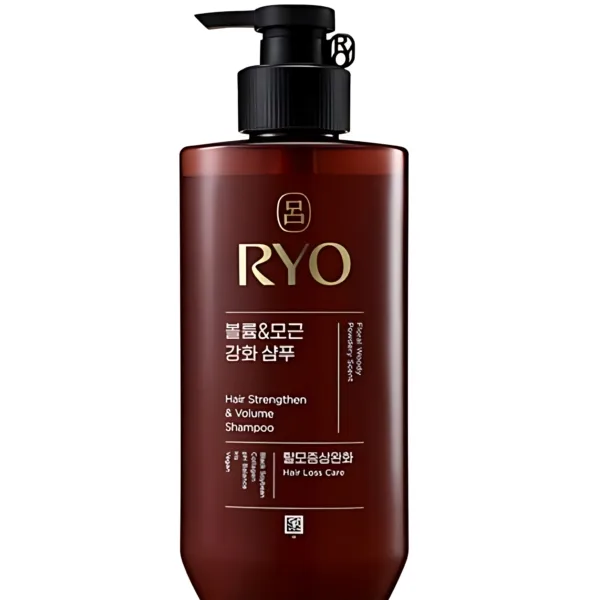 Ryo Heukun Volume Hair Root Strengthening Shampoo Woody Musk Fragrance 480ml