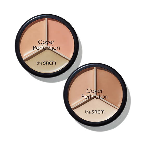 the SAEM Cover Perfection Triple Pot Concealer (2 Colors) 4.5g - EmpressKorea