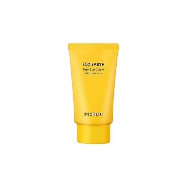 the SAEM Eco Earth Light Sun Cream SPF 50+ PA++++ 50g*2ea - EmpressKorea
