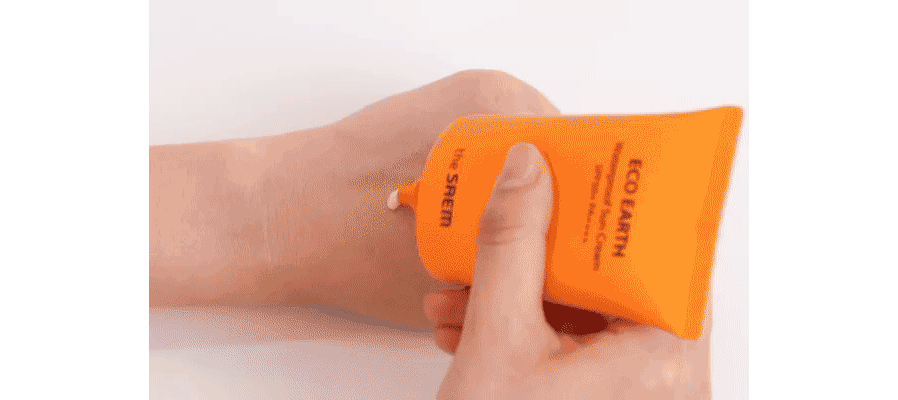 the SAEM Eco Earth Waterproof Sun Cream SPF 50+ PA++++ 50g - EmpressKorea