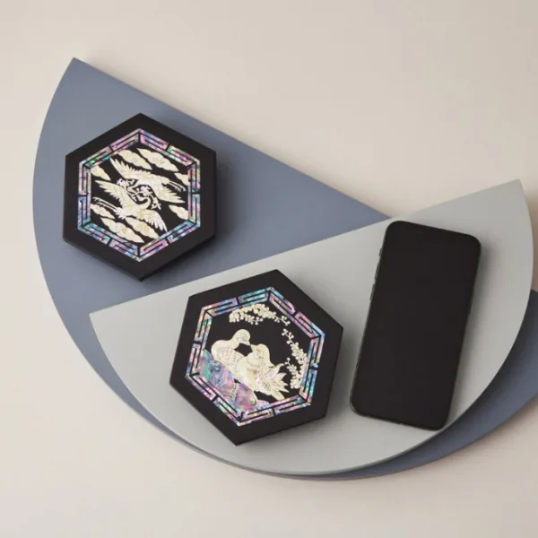 K-Heritage Mother-of-pearl Lacquerware High-Speed ​​Wireless Charger - Collectibles & Memorabilia - SKU: EK214057