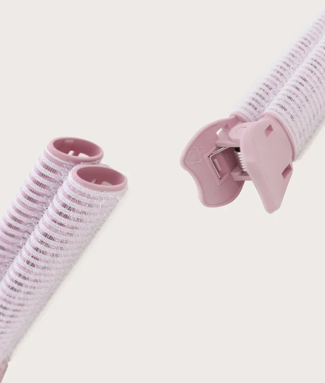 GLOSS&GLOW Root Volume Up Hair Roll Clip 4P Light Pink - Cosmetics - View 1