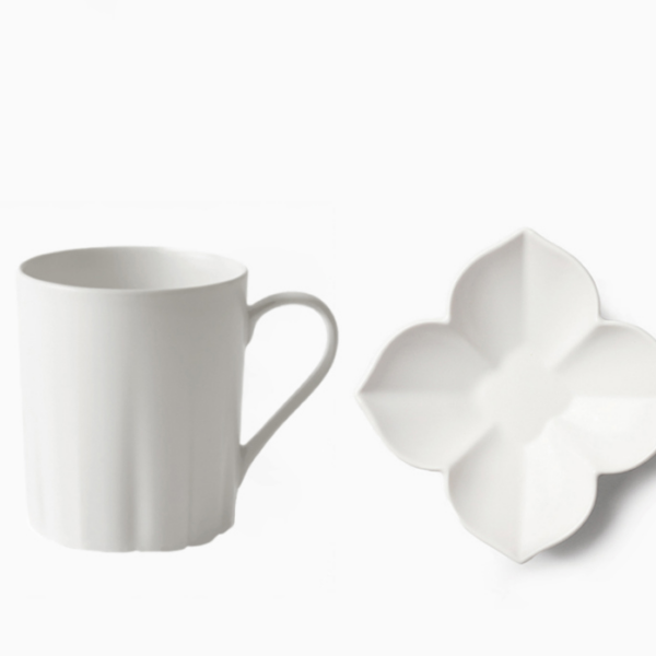 K-Heritage Flower Teaware Set (Flower Mug and 4-Petal Flower Plate) - Collectibles & Memorabilia - SKU: EK191412