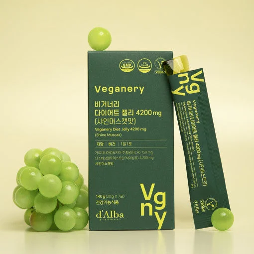 d'Alba Veganery Diet Jelly 4200mg [Shine Muscat] 20g*7sticks