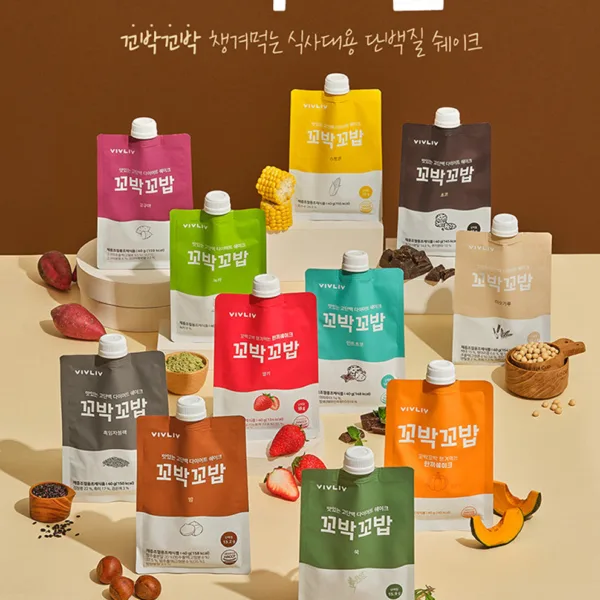 VIVLIV Kkobak Kkobab Protein Shake 40g*7packs