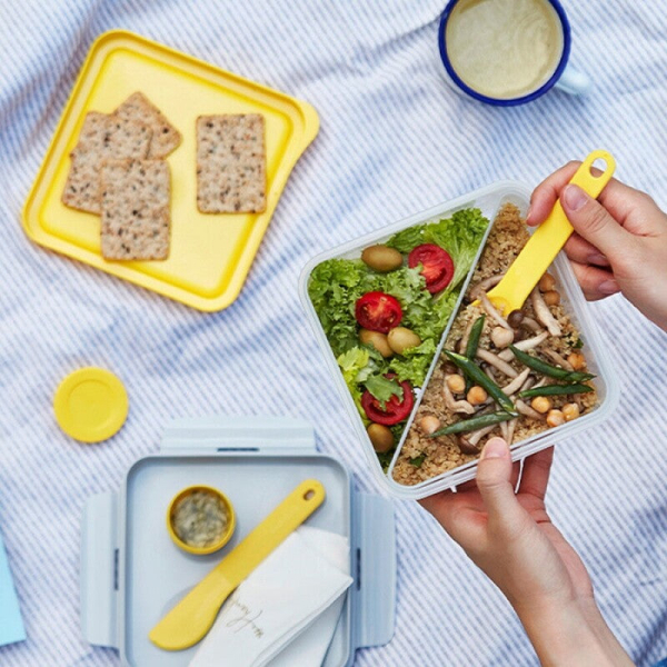 LocknLock TO-GO 2-Compartment Lunch Box 1.2L