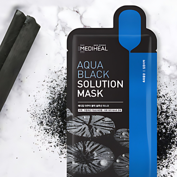 MEDIHEAL Aqua Black Solution Mask Pack 23ml*15pack