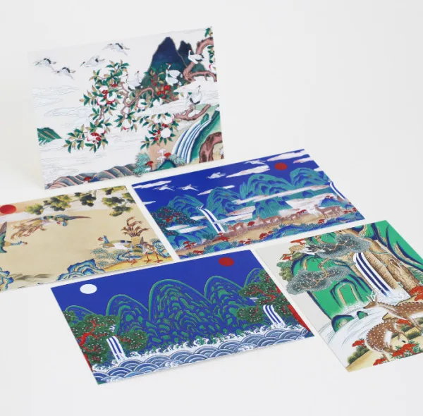 "meta_description": "Discover K-Heritage Minhwa Postcard. Timeless Korean art for every occasion. Perfect gift.",
