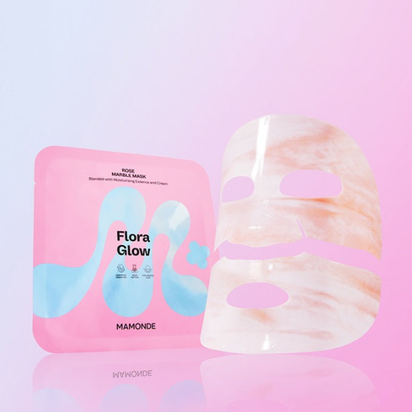 Mamonde Flora Glow Rose Marble Mask 36g x 5 Sheets