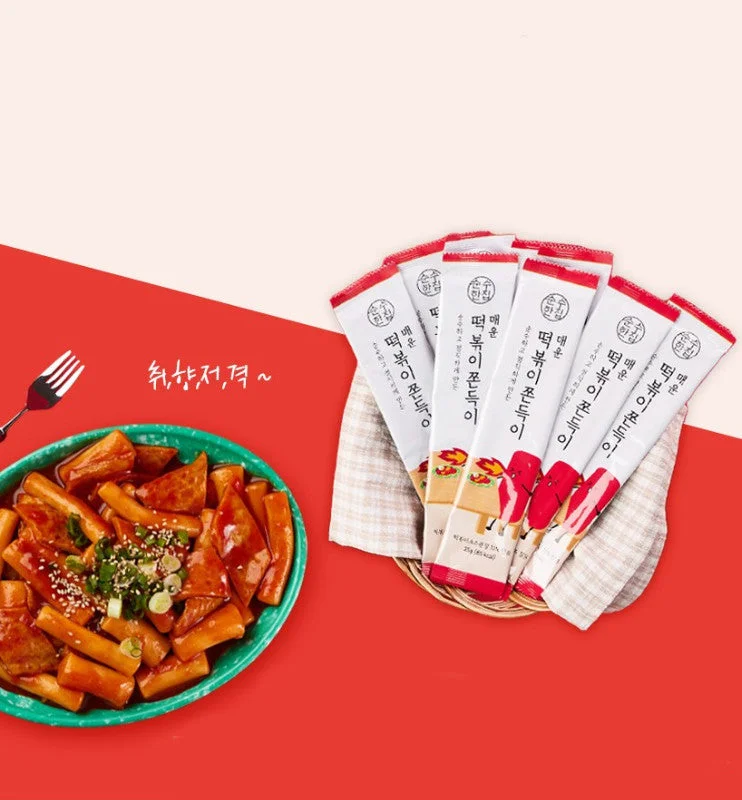 순수한집 Spicy Tteokbokki Jjondegi(쫀득이) 25g*15pack 375g - Image 3