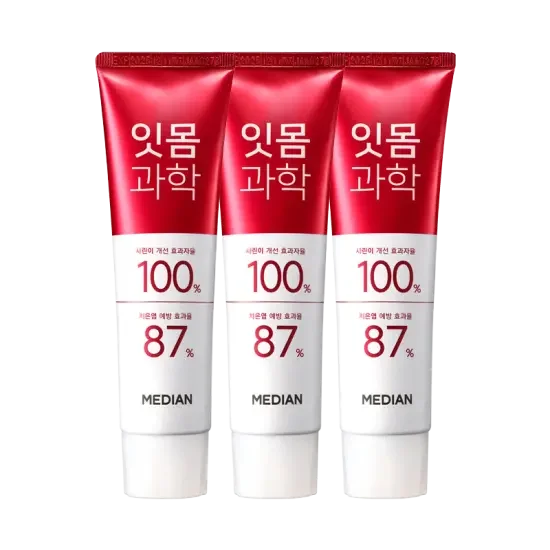 Median Gum Science Toothpaste Strong Mint 120g x 3ea - Image 2