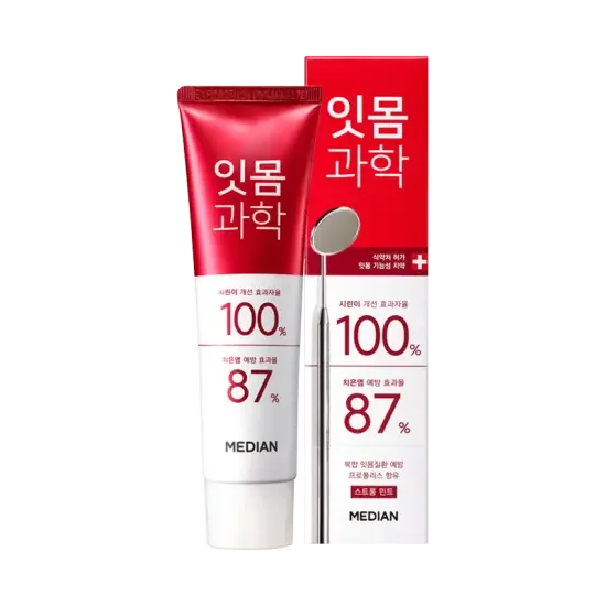 Median Gum Science Toothpaste Strong Mint 120g x 3ea - Image 4