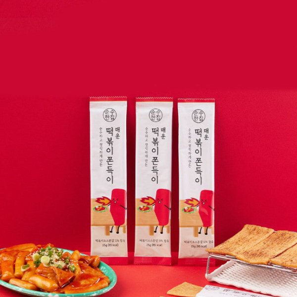 순수한집 Spicy Tteokbokki Jjondegi(쫀득이) 25g*15pack 375g