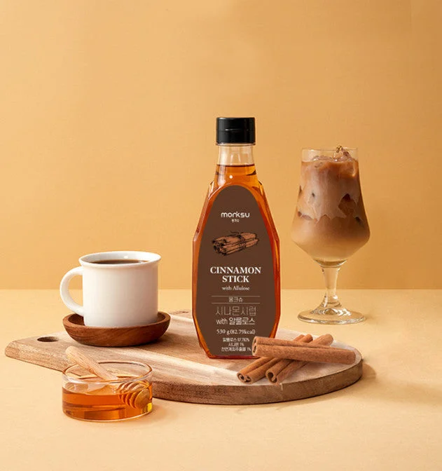 monksu Premium Cinnamon Stick Syrup With Allulose 530g