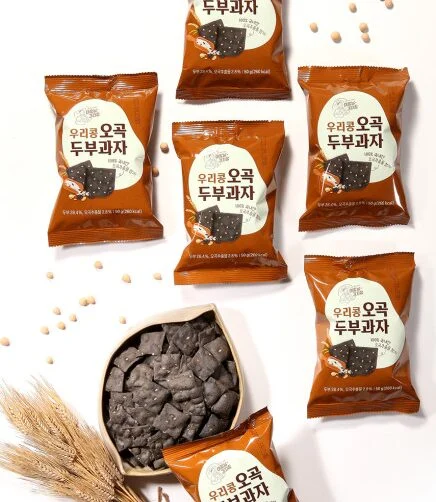 이장님 Bakery Wooribean Five Grain Tofu Snack baked 50g*10pack