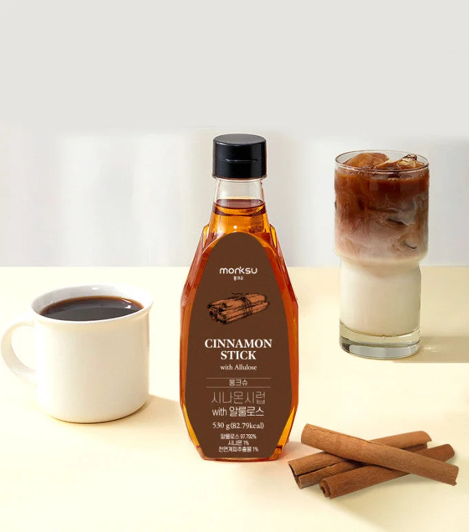 monksu Premium Cinnamon Stick Syrup With Allulose 530g - Image 4