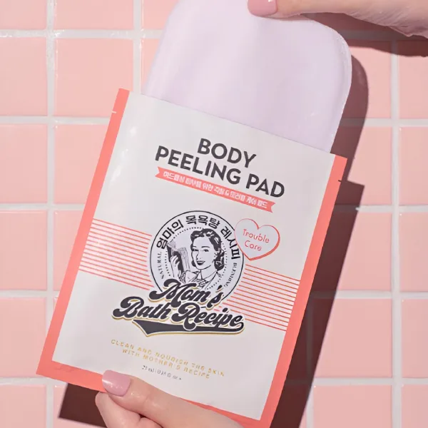 Mom's Bath Recipe Body Peeling Pad Trouble 25ml*8pack