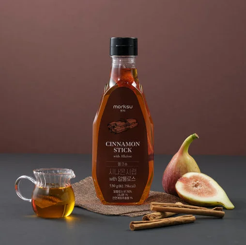 monksu Premium Cinnamon Stick Syrup With Allulose 530g - Image 2