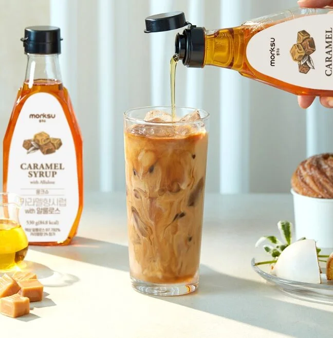 monksu Caramel Syrup With Allulose 530ml - Image 2