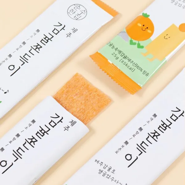 순수한집 Jeju Tangerine Jjondegi(쫀득이) 25g*15pack