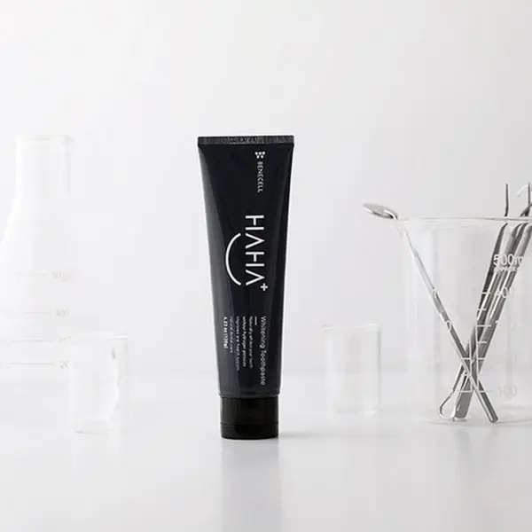 BENECELL Whitening toothpaste developed by Seoul National University Dental School + Removes bad breath + Fluoride-free + Pregnancy toothpaste Benecell Haha toothpaste  120g - EmpressKorea