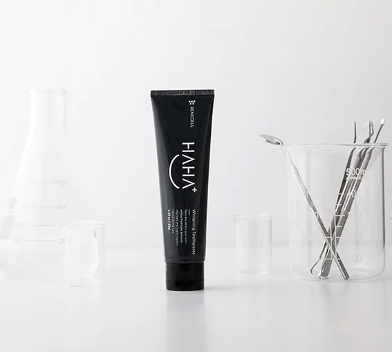 BENECELL Whitening toothpaste developed by Seoul National University Dental School + Removes bad breath + Fluoride-free + Pregnancy toothpaste Benecell Haha toothpaste  120g - EmpressKorea
