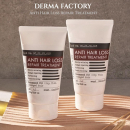 DERMA FACTORY Anti Hair Loss Repair Treatment 150g*2pcs Brewer's Yeast Protein Supply Caffeine Argan Kernel Oil Natural Active Ingredients Scalp Hair Care - EmpressKorea