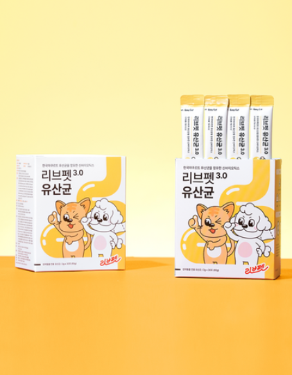 Live Pet Dog Cat Lactic Acid Bacteria 3.0 Stick Po Powder 60g - EmpressKorea